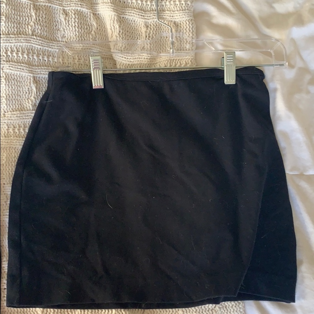 Black mini skirt size 0